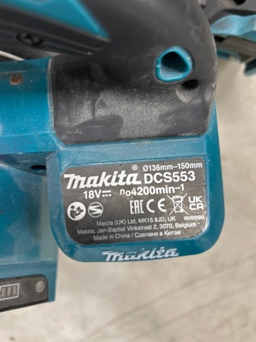 1532117-6 Makita 18V power tools, 5 pcs