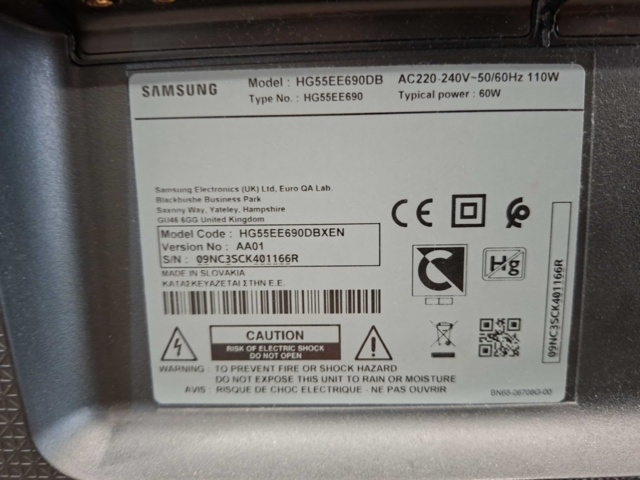 1559185-12 5 st TV-apparater Samsung & LG