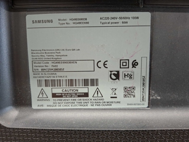 1559185-18 5 st TV-apparater Samsung & LG