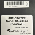 1532126-3 Site analyzer BIRD SA-6000XT