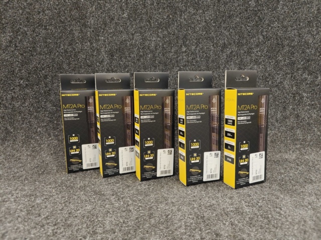 5 st Ficklampor Nitecore MT2A Pro