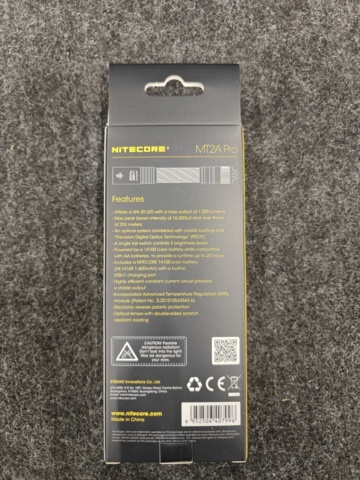 1558230-3 5 st Ficklampor Nitecore MT2A Pro