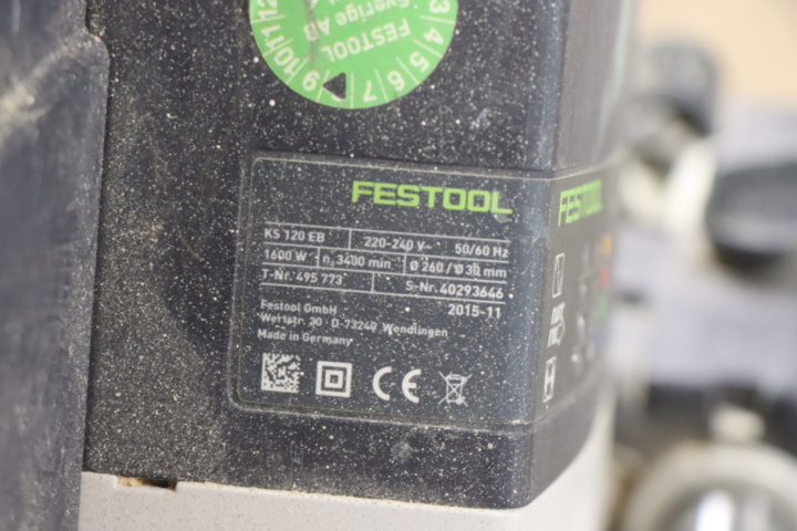 1296099-8 Kap-/gersåg Festool KS 120 EB