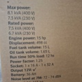 1559227-4 Elverk Daewoo - DDAE10500DSE-3G - 8,1 kVA