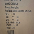 1559228-4 Verktygsvagn fylld med verktyg - Caterpillar CAT-W326