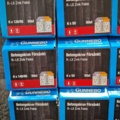 1557807-3 12 st Förpackningar Betongskruv Försänkt, Gunnebo