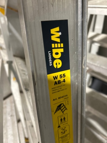 1532170-3 Aluminiumstegar 3 st