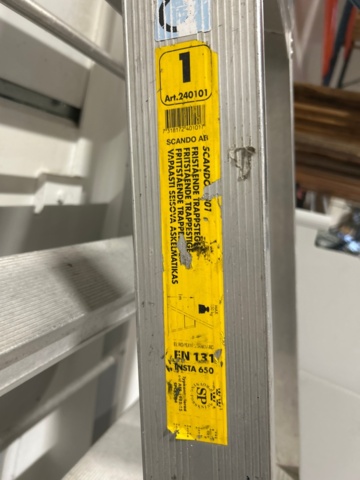 1532170-5 Aluminiumstegar 3 st