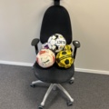 1532224-1 Kontorsstol RH-stolen broderad Mjällby AIF