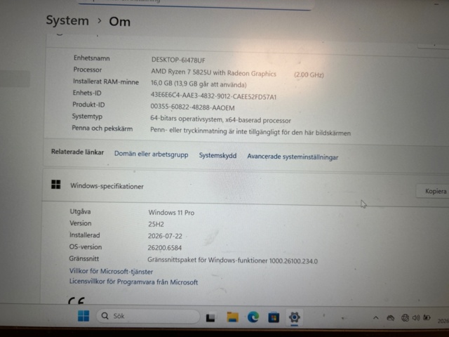 1532221-3 Bärbar dator Lenovo Thinkbook 14" G4