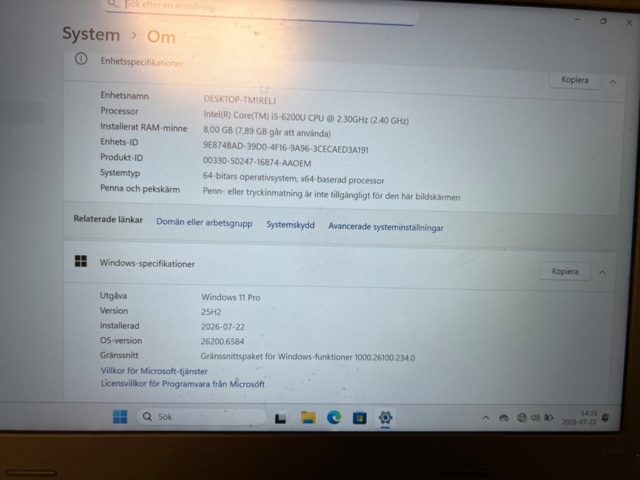 1532220-4 Två bärbara datorer