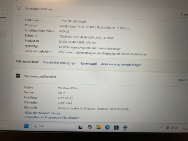 1532220-8 Två bärbara datorer