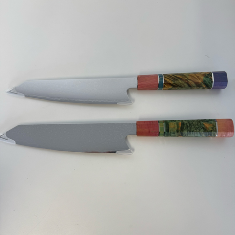 2 st Kockknivar - Octagon Wa-handle - Fri frakt