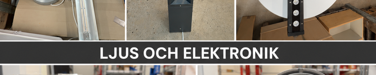 Bild som representerar auktionen - Avyttring ljus och elektronik