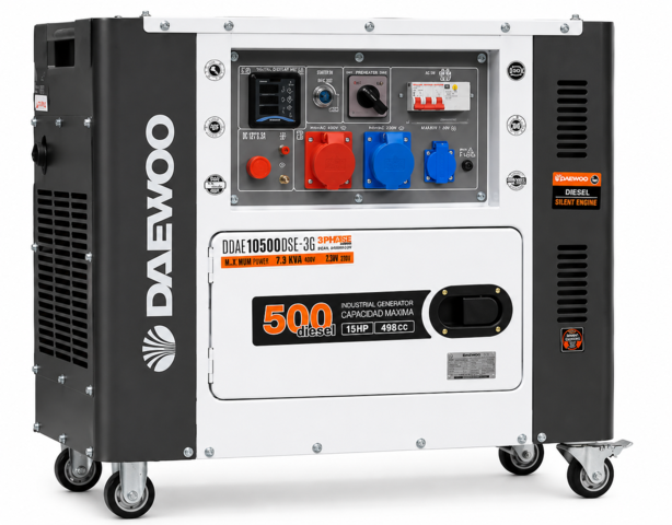 Elverk Daewoo - DDAE10500DSE-3G - 8,1 kVA