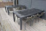 1532196 Utebord med 12 st stolar