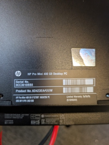 1532193-6 MiniPC HP i7 med dubbla skärmar