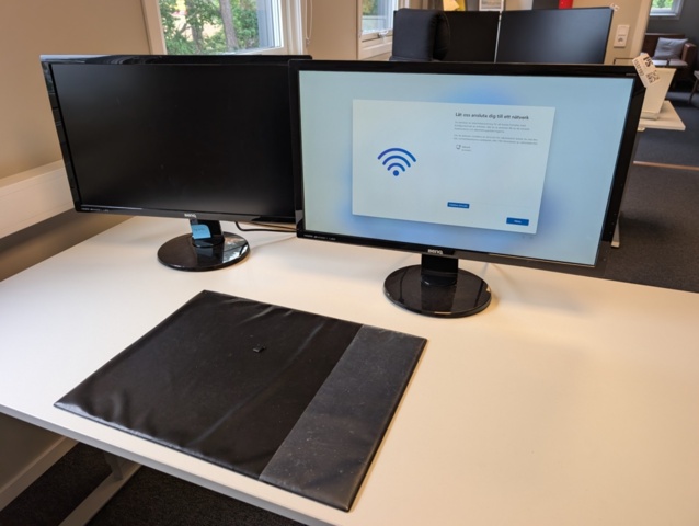 MiniPC HP i5 med dubbla skärmar