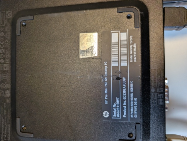 1532192-6 MiniPC HP i5 med dubbla skärmar