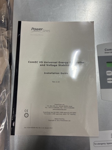 1559567-7 Energy saving "Eco unit" Volt stabilization - 160A