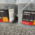 1557855-2 500 st Träskruv Försänkt 6.0x120mm, Gunnebo