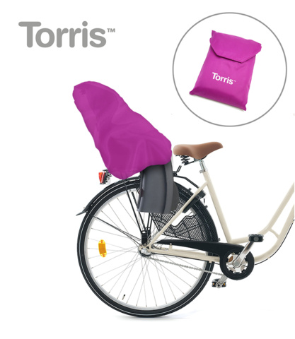 1531260-1 Regnskydd för barncykelsits 702 st rosa - Torris