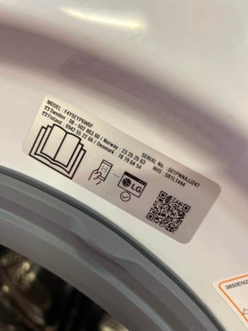 1545947-3 Tvättmaskin - LG F4Y5EYP6W
