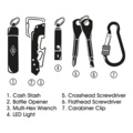 1531262-3 Nyckelring 142 st - Gentlemen's Hardware Everyday Keychain Tool Kit