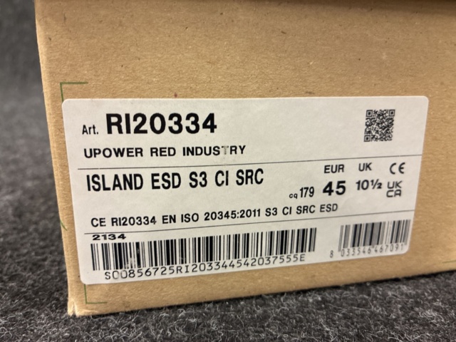 1559640-4 Skyddsskor U-power Island ESD S3 CI SRC, Strl 45