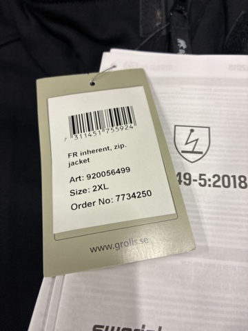 1559647-5 3 st Sweatshirt & jacka Björnkläder, Strl 2XL