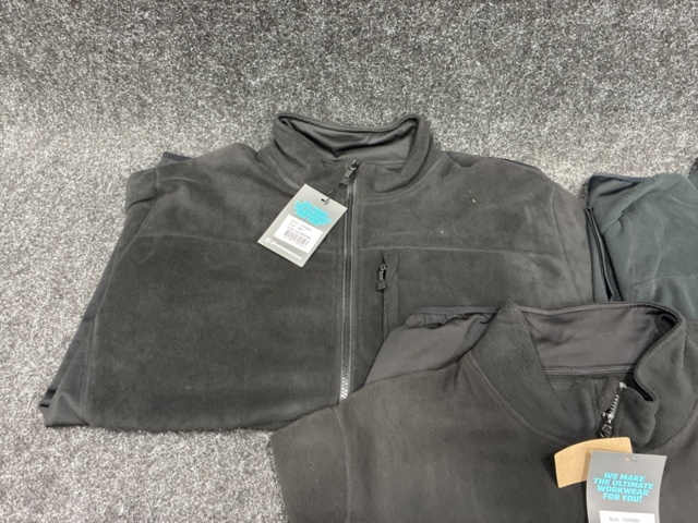 1559648-5 3 st Fleecejackor Gesto, Strl 2XL
