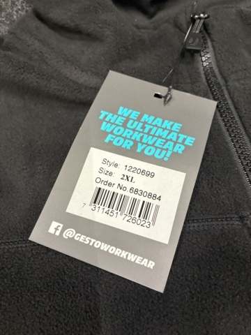 1559648-6 3 st Fleecejackor Gesto, Strl 2XL