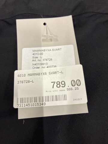 1559654-9 7 st Arbetsbyxor, mammabyxor, varseljacka & sweatshirt, blandade storlekar