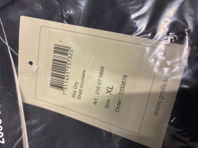 1559655-4 5 st Skalbyxor Björnkläder, Strl S, XL & 2XL