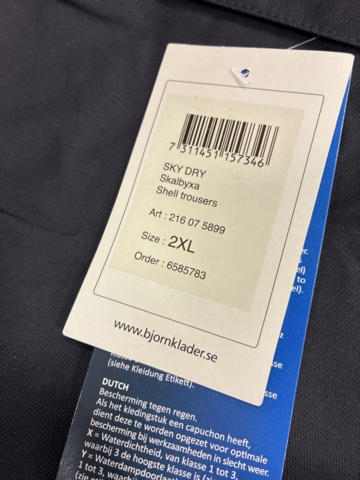 1559655-8 5 st Skalbyxor Björnkläder, Strl S, XL & 2XL