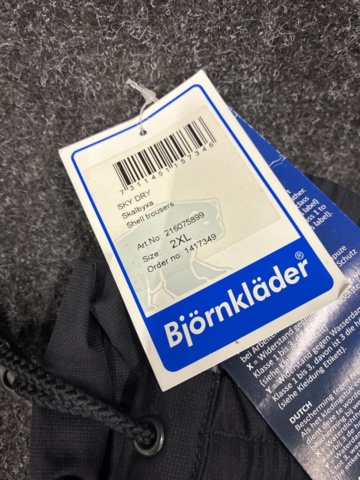 1559655-10 5 st Skalbyxor Björnkläder, Strl S, XL & 2XL