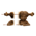 1531270-3 3D-pussel motiv Pippi Långstrump 64 st - Cartonic