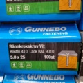1557899-7 30 st Förpackningar Rännkrokskruv & Vindskiveskruv, Gunnebo