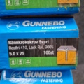 1557899-8 30 st Förpackningar Rännkrokskruv & Vindskiveskruv, Gunnebo