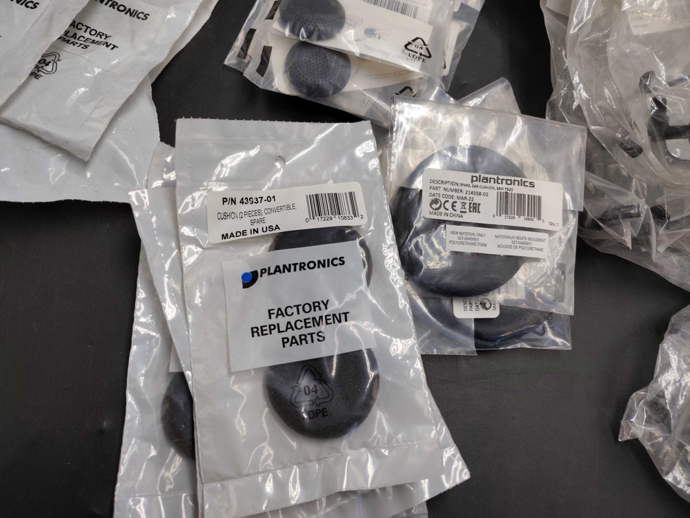 1559166-2 Headset accessories, lot - Plantronics, spare parts