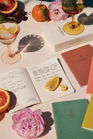 1531276-2 Skrivboksset 67 st - DesignWorks Ink Cocktail Recipe Box Set