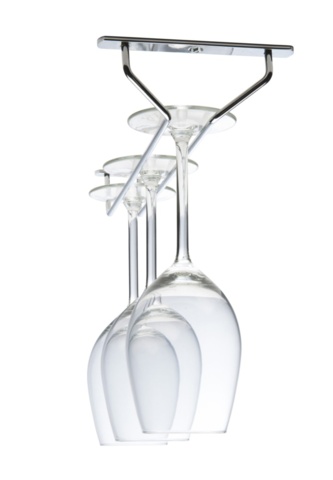 1531284-2 Glashängare 654 st - Krom 1 rad