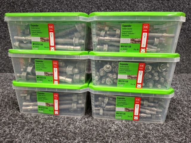 1557921-2 6 st Förpackningar Expander, Essve