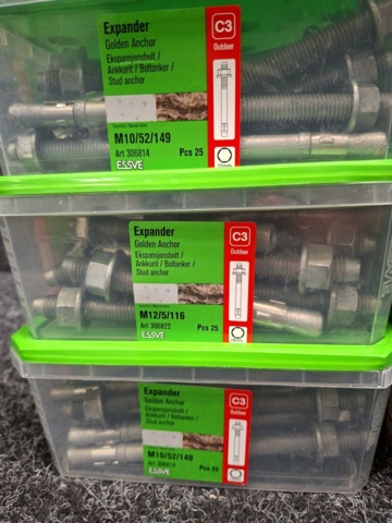 1557921-3 6 st Förpackningar Expander, Essve