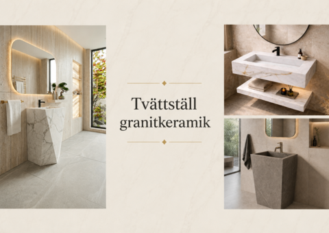 Bild som representerar auktionen - Exklusiva tvättställ i granitkeramik
