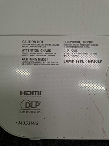 1559880-9 Projektor NEC NP-M353WSG