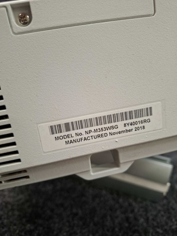 1559882-5 Projektor NEC NP-M353WSG