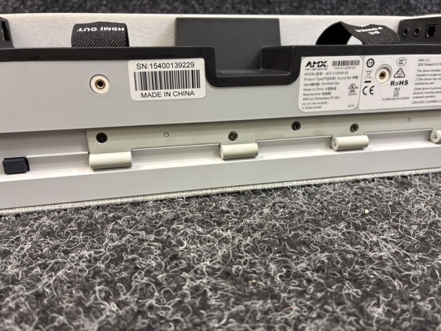 1559956-14 Videokonferens- och soundbar-enhet med integrerad kamera AMX ACV-5100GR-EK