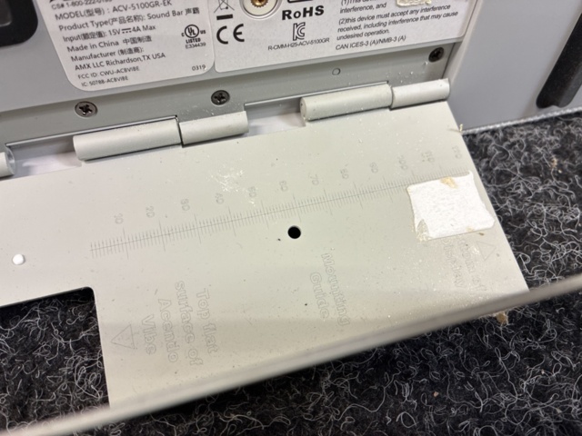 1559958-10 Videokonferens- och soundbar-enhet med integrerad kamera AMX ACV-5100GR-EK