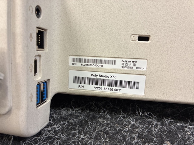 1559959-14 Videokonferensbar Poly Studio X50